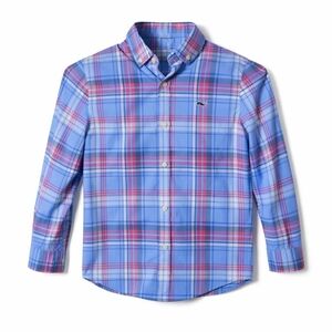 Vineyard Vines Kids Performance Button-Down Shirt Size 5